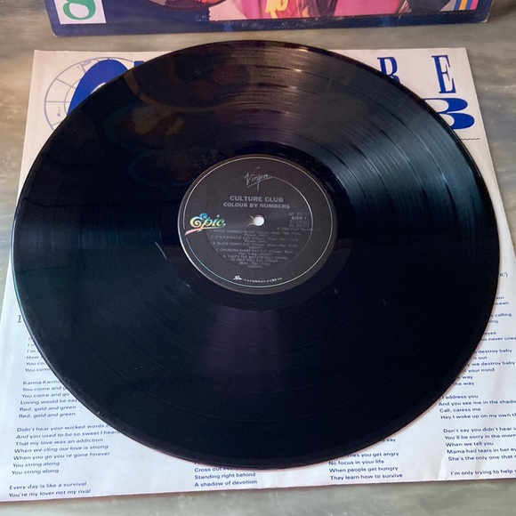 CULTURE CLUB VINYL RECORD COLOUR BY NUMBERS ORIGINAL WITH HYPE - Picture 4 of 8